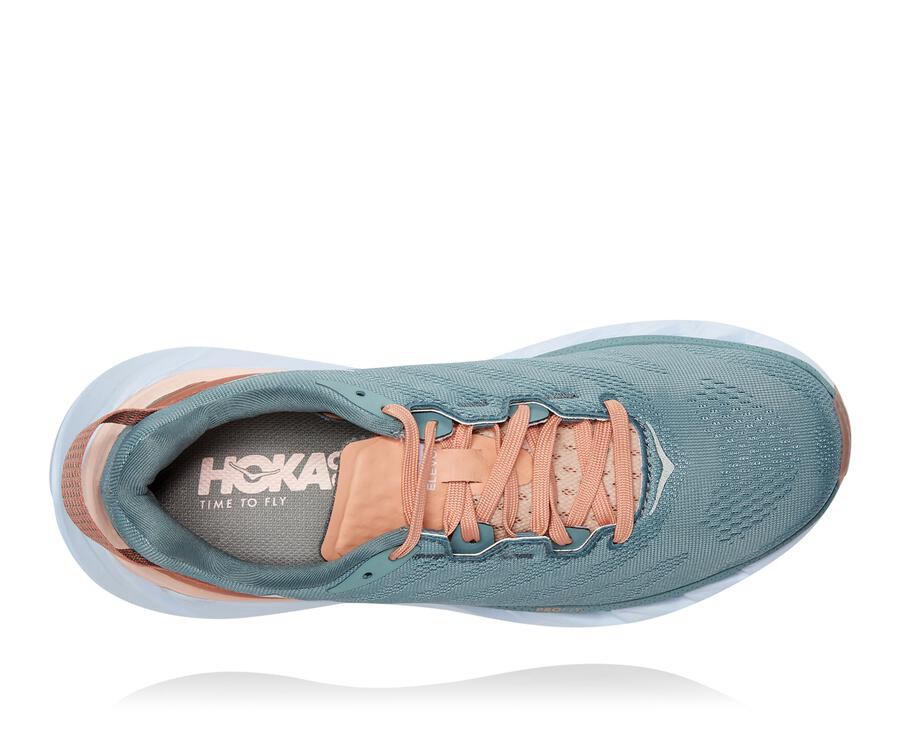 Hoka Australia One One Elevon 2 - Womens Running Shoes Blue - YDUHN-9650